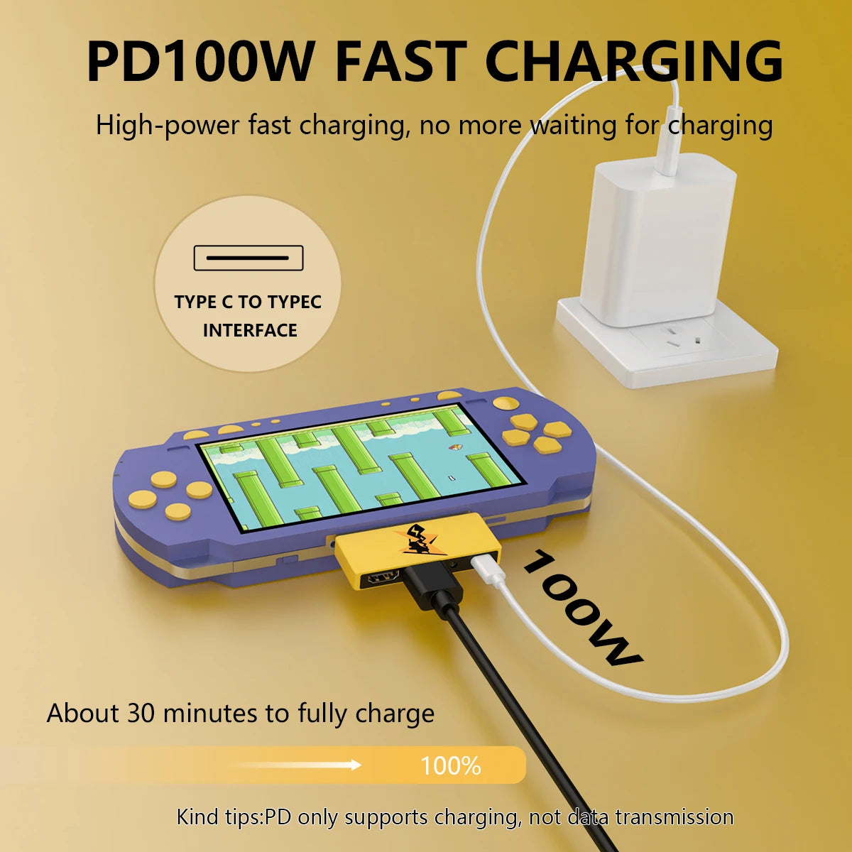 USB-C to HDMI 3-in-1 Hub | 4K, PD 100W, USB 3.0 Adapter