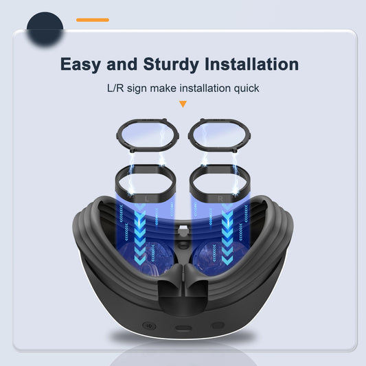 For PSVR2 Glasses Anti-scratch Ring Lens Protection Accessories Anti-scratch Eye Protection Anti-blue Light VR Accessory Peaceful Pleasures Health and Wellness Default Title
