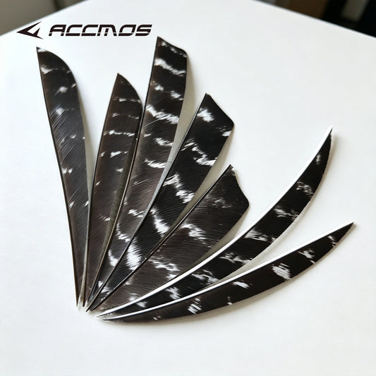 25 RW LW Natural Turkey Archery Arrow Feathers Shield 3 4 Fletching Peaceful Pleasures Health and Wellness