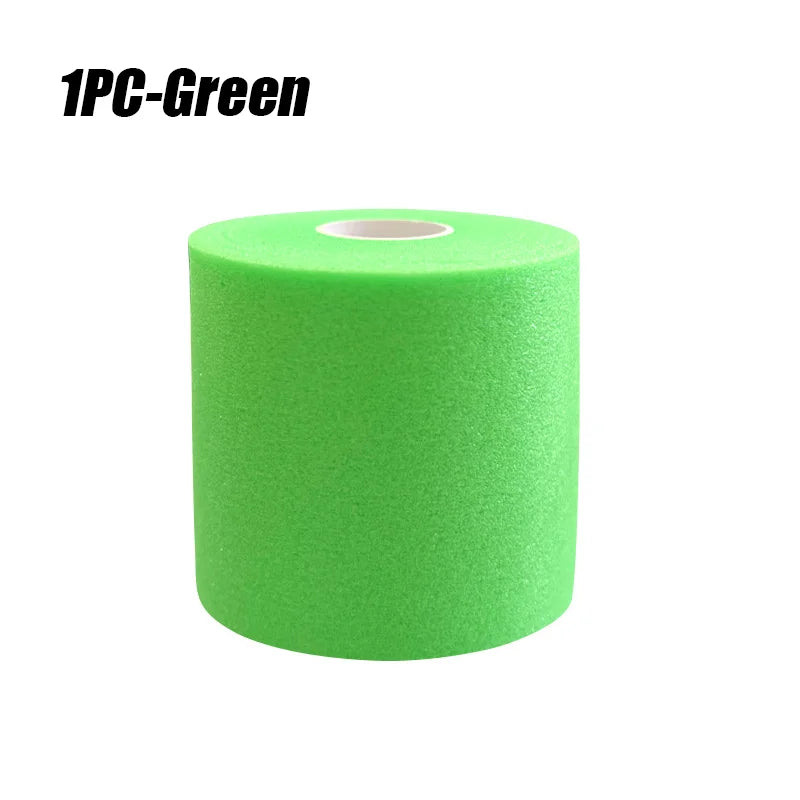 Sponge Bandage - 20m * 6cm Suitable For Sports Use,Wrapped Around Wrists,Headers,Ankles,Knees Sports Bandage Peaceful Pleasures Health and Wellness Green M