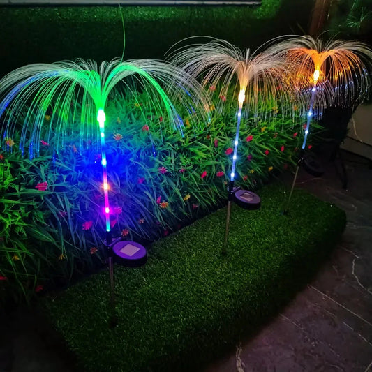 Solar Jellyfish Garden Lights – 7 Color Changing IP65 Waterproof Solar Garden Light Peaceful Pleasures Health and Wellness