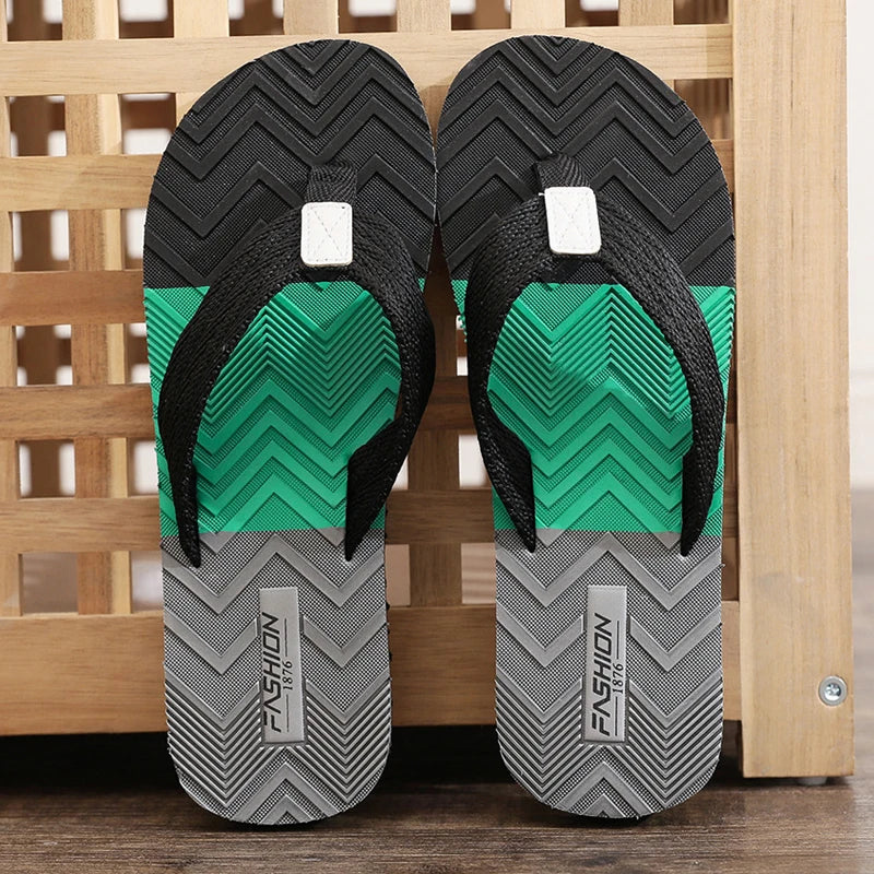 Men's Flip Flops Beach Slides – EVA Summer Sandals Sizes 40–44