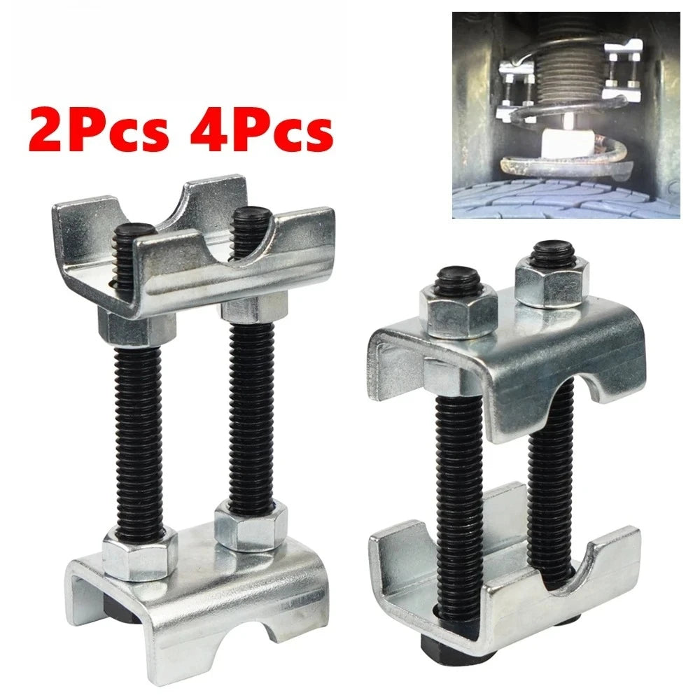 Mini 2-Way Coil Spring Compressor 2/4Pcs Adjustable Spring Spacer for Strut Shock Absorber Peaceful Pleasures Health and Wellness