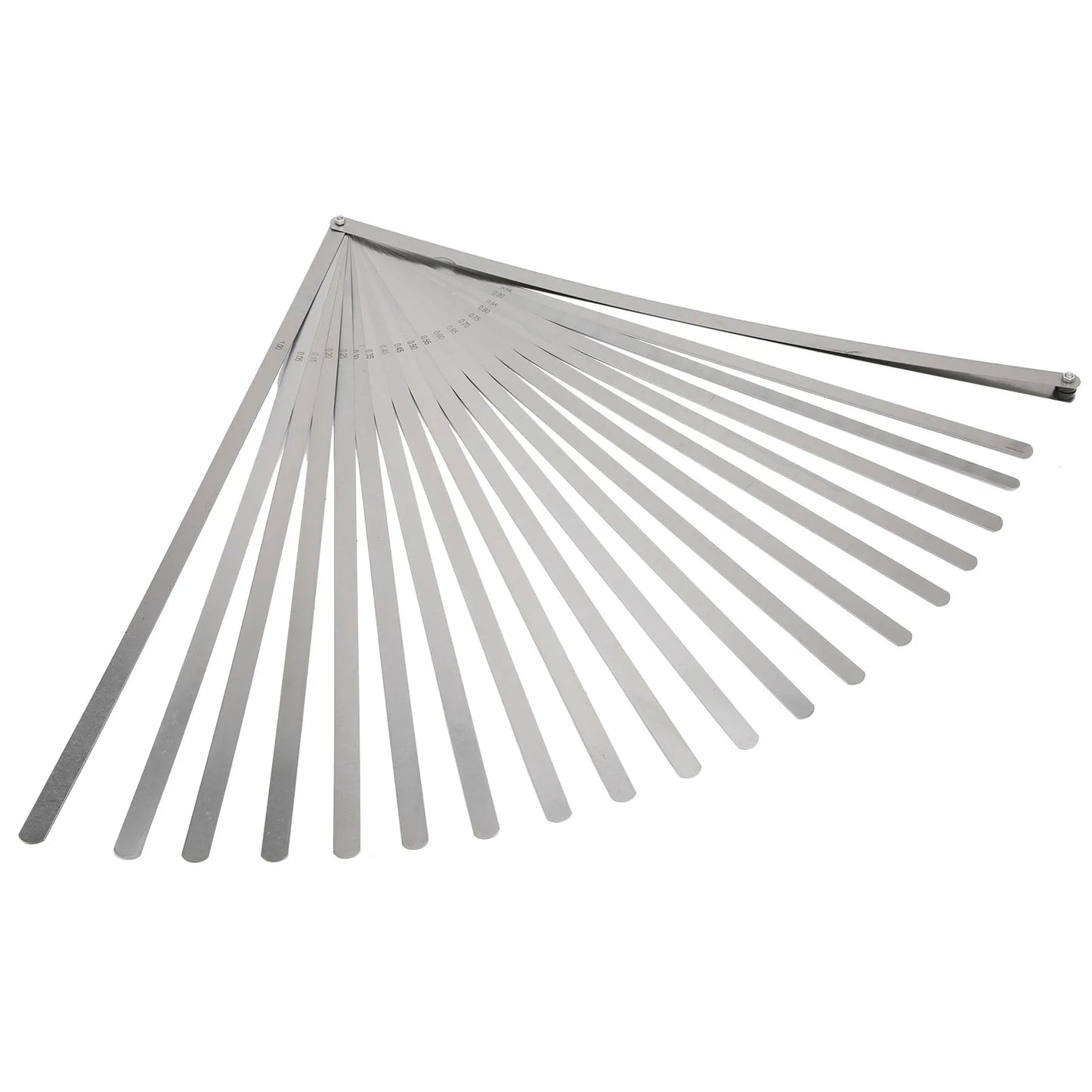 Portable 20 Blades Feeler Metric Thickness Gauge Stainless Steel