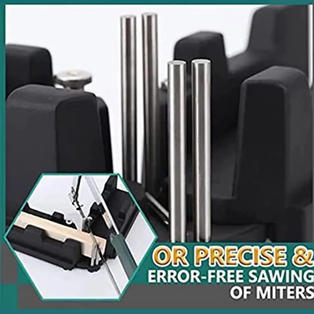Bevel Gauge And Mitre Box 2-in-1 Mitre Measuring Cutting Tool Measure Bevels And Miter Sawing Angle Cutting Tool For Baseboards Peaceful Pleasures Health and Wellness
