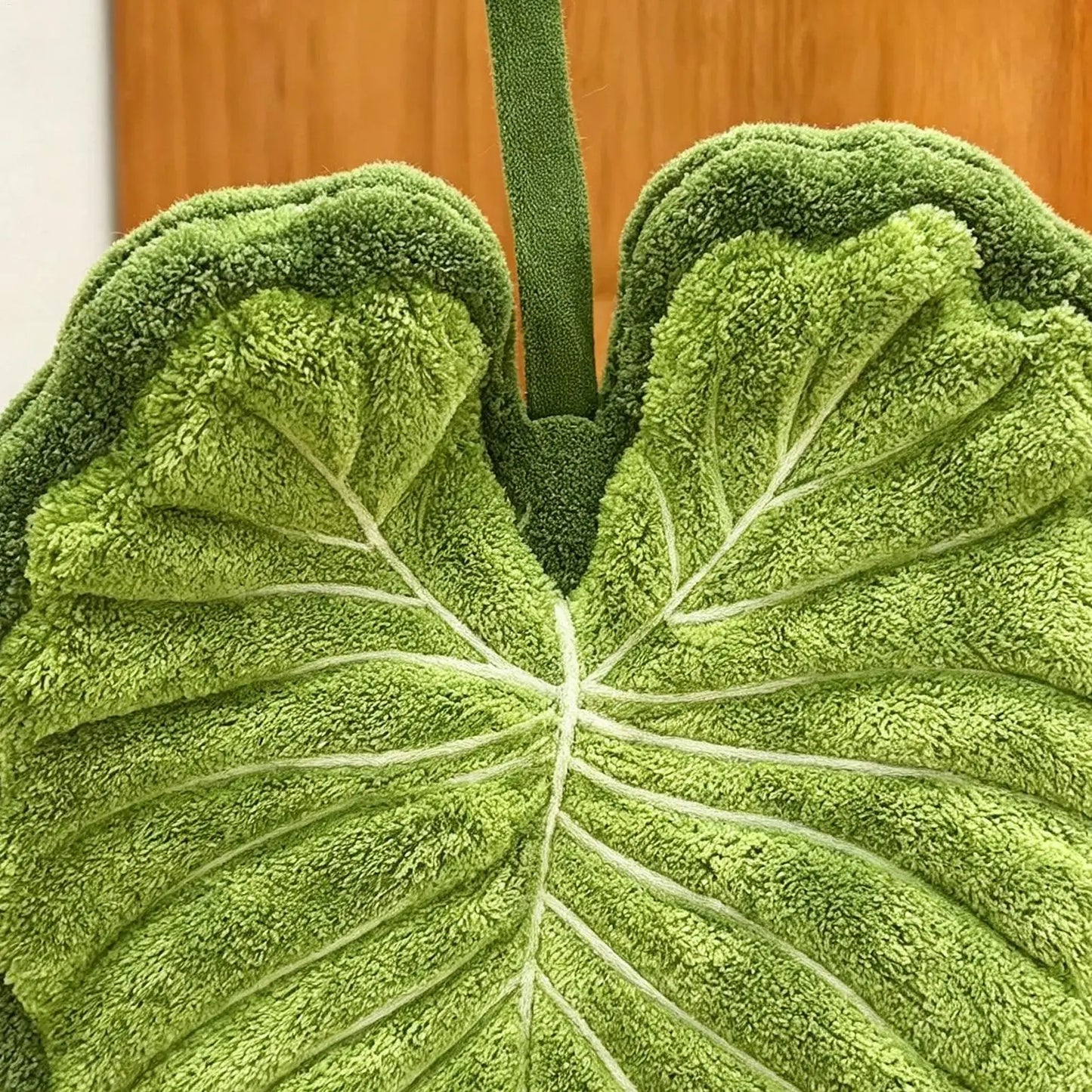 Leaves Hand Towel – Soft Absorbent Coral Fleece Bathroom Towel
