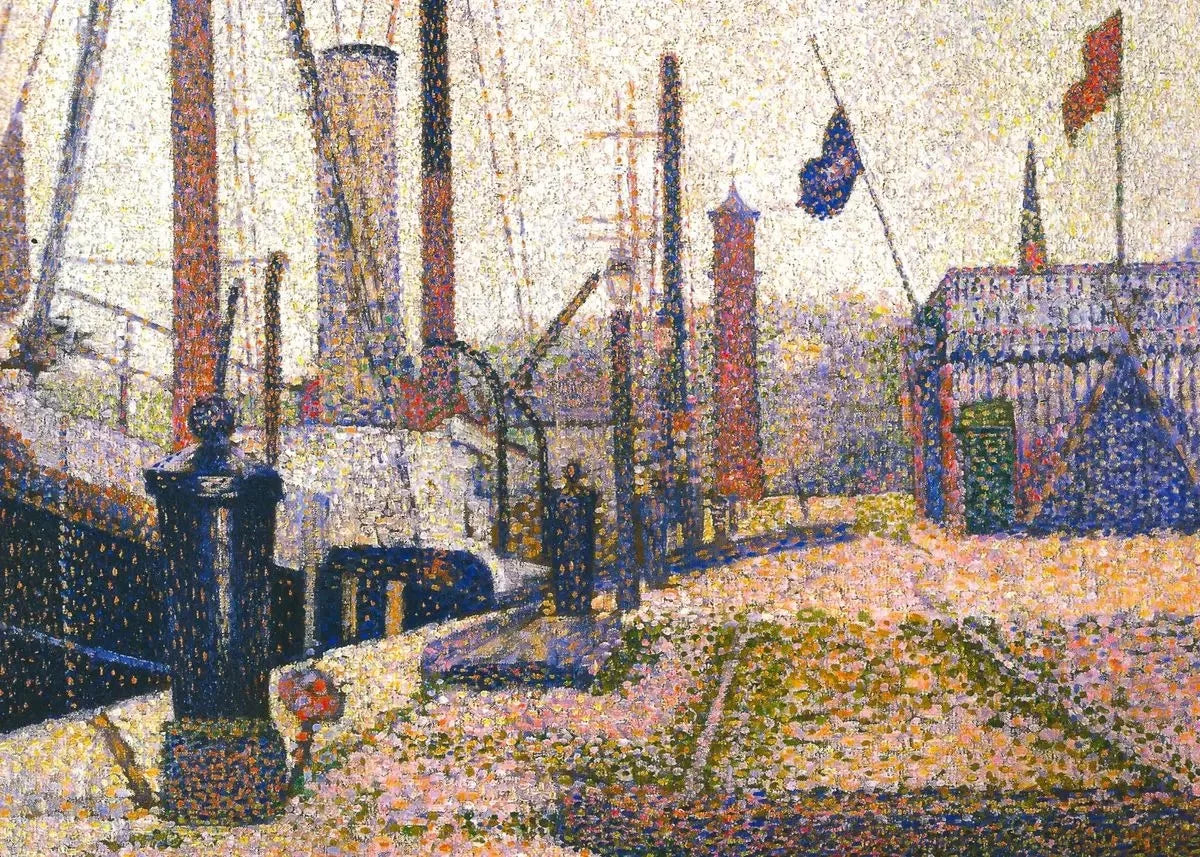 Georges Seurat Sunday Afternoon Canvas Print | Wall Art Décor Canvas Art Print Peaceful Pleasures Health and Wellness