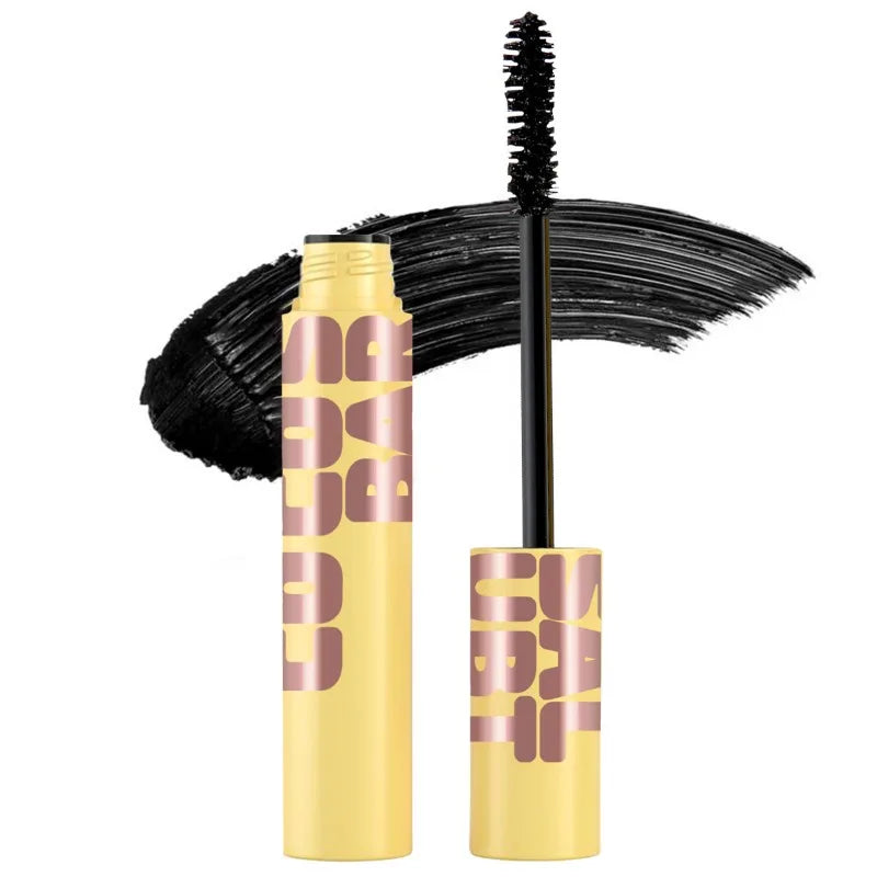 Black waterproof Mascara Lengthening Curling Black Lash Eyelash Extension Beauty Makeup Long-wearing Mascara Silk Fiber Mascara Peaceful Pleasures Health and Wellness