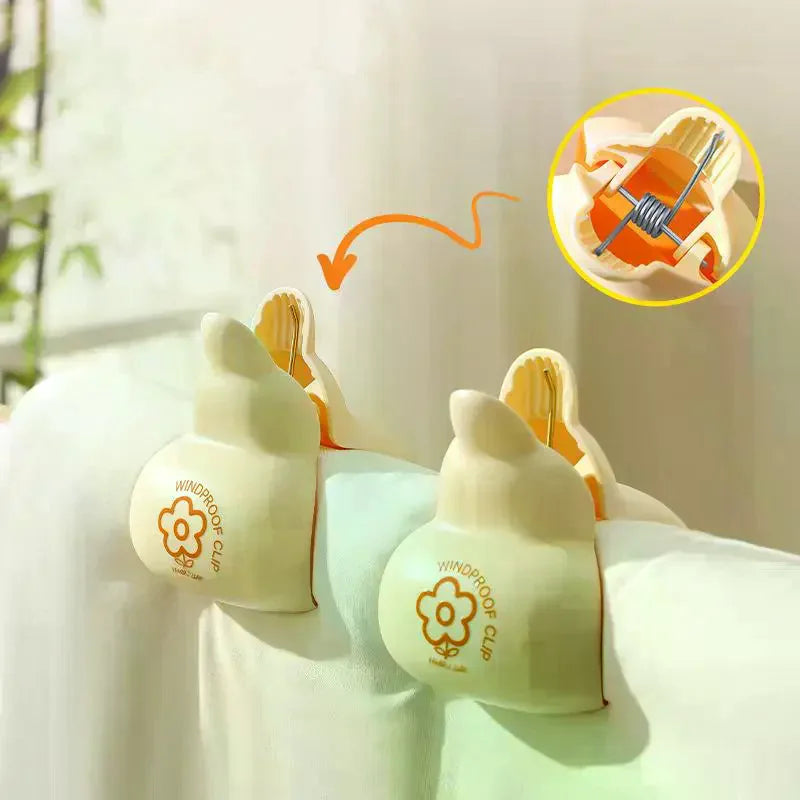 Large Windproof Beach Towel Clips – Heavy Duty Clothespins