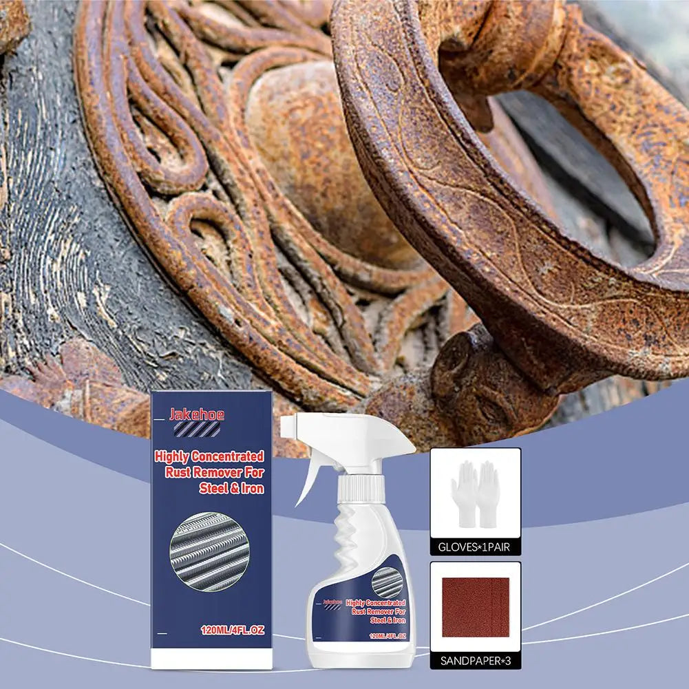 120ML Powerful Rust Remover for Metal Restoration Peaceful Pleasures Health and Wellness