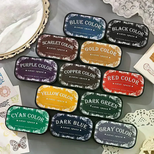 Water-Based Ink Sponge Inkpad for Stamping, Scrapbook & Planner Stamp Ink Pad Oasis Select