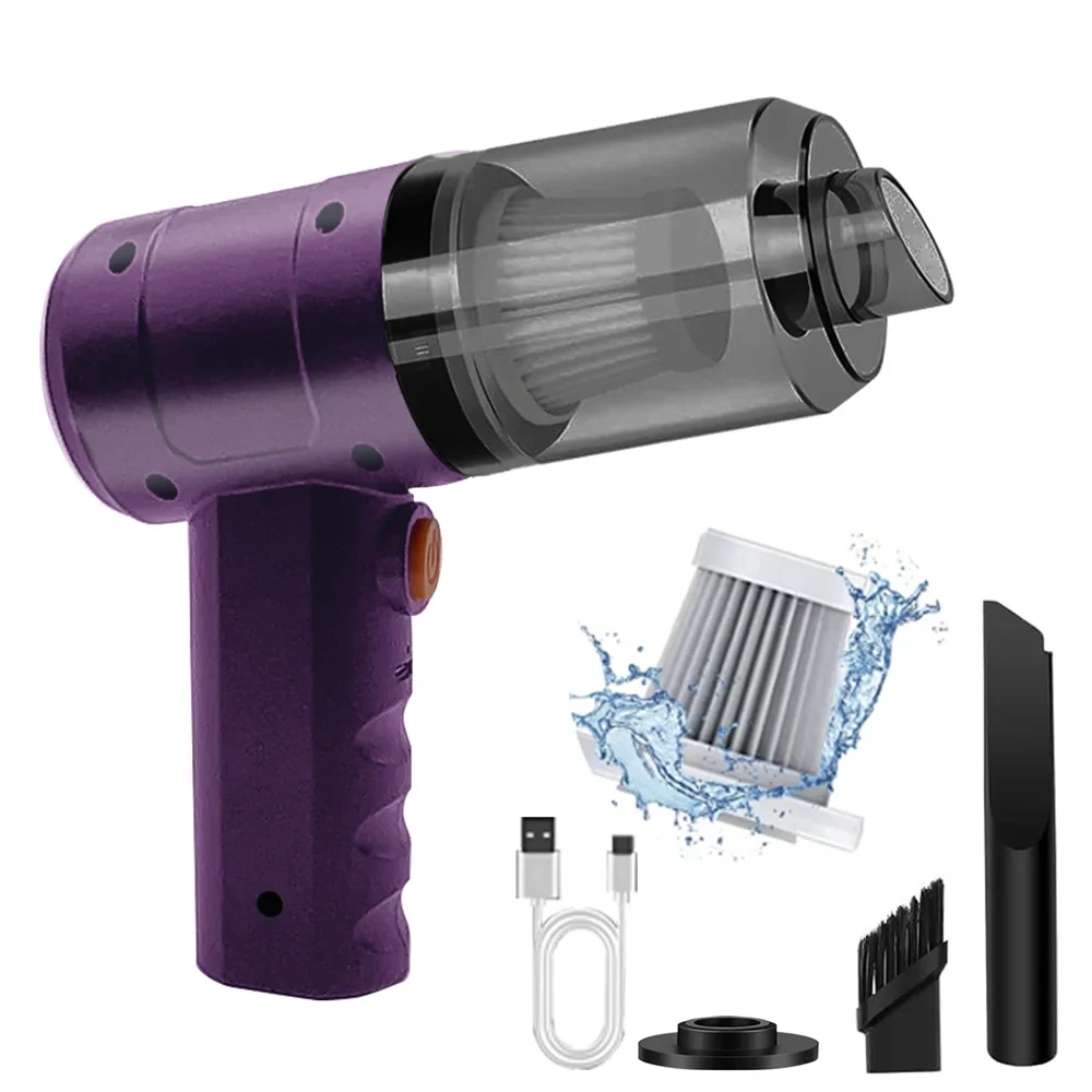 15000Pa Cordless Handheld Vacuum & Air Blower – 5-in-1 Mini