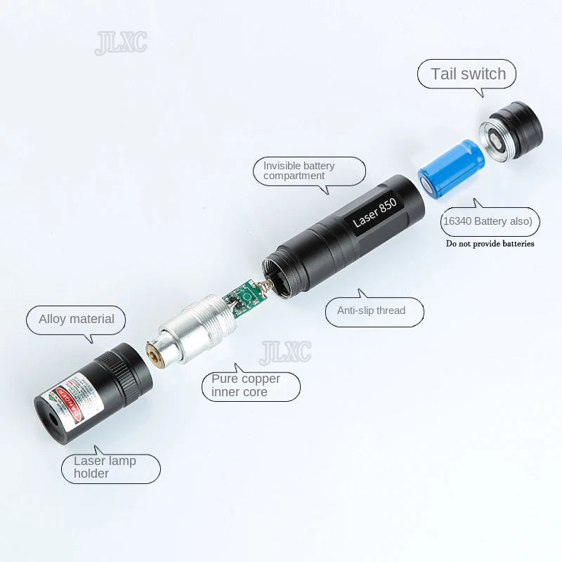 (Do not provide batteries) Mini LED Green Laser Pointer Pet Training Red dot Flashlight Toys for Pets and Cats birthday Gifts Peaceful Pleasures Health and Wellness