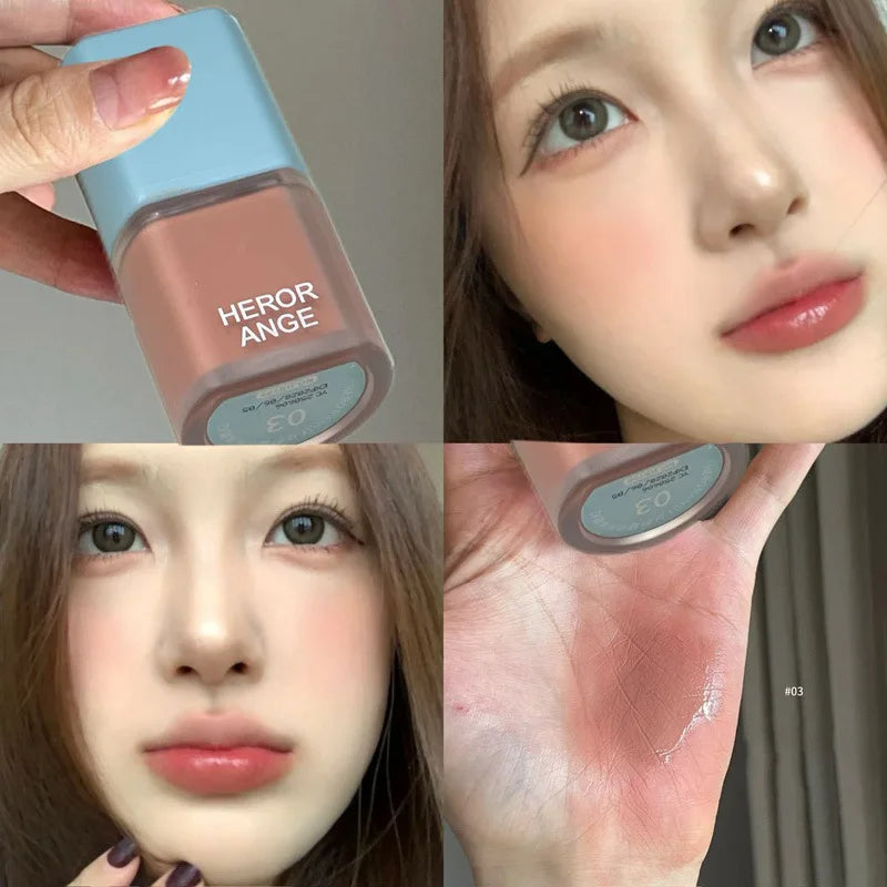 Matte Liquid Blush Face Cheek Tint | Natural Rouge 10g