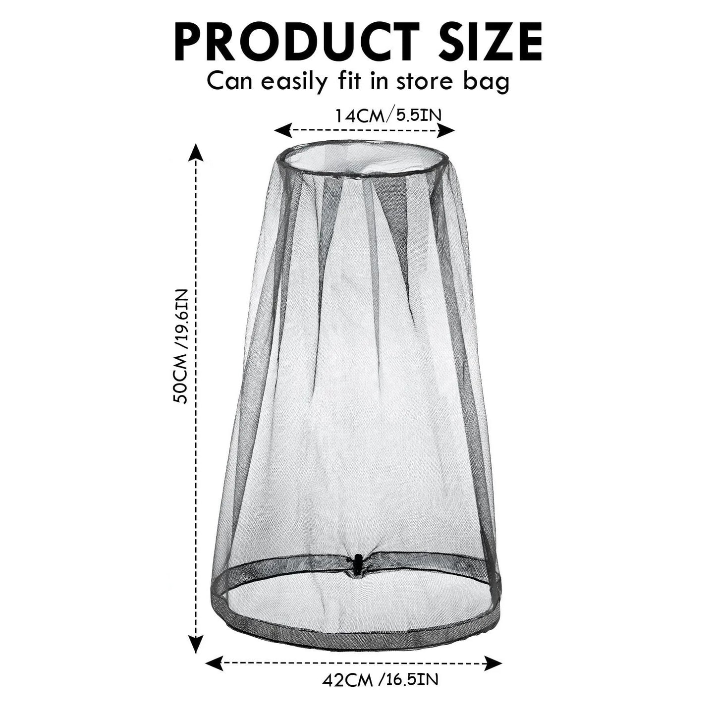 Outdoor Fishing Anti Mosquito Insect Garden Beekeeping Hat Camping Bug Mesh Head Net Face Protector Hats Fishing Nets Peaceful Pleasures Health and Wellness