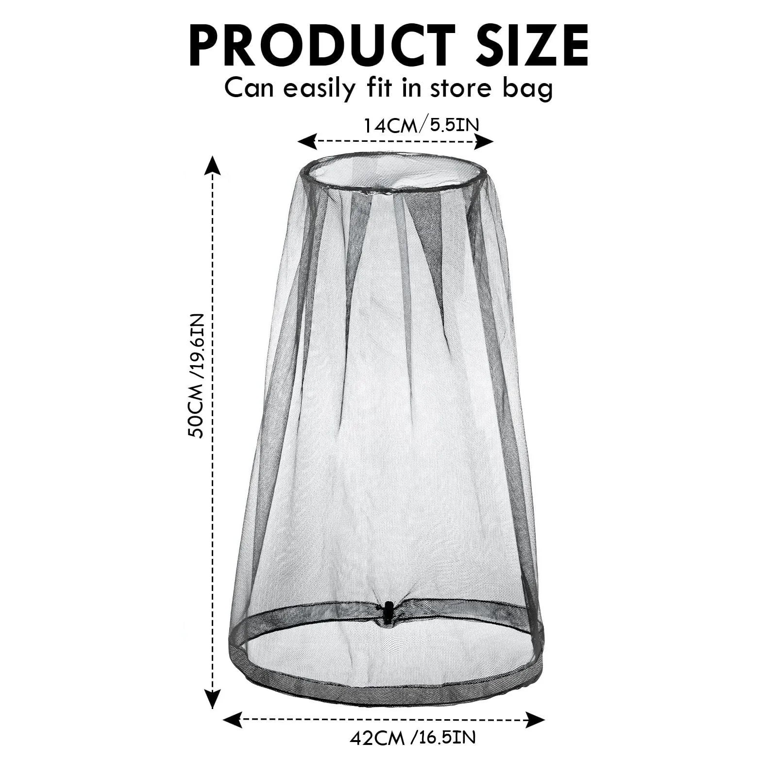 Outdoor Fishing Anti Mosquito Insect Garden Beekeeping Hat Camping Bug Mesh Head Net Face Protector Hats Fishing Nets Peaceful Pleasures Health and Wellness