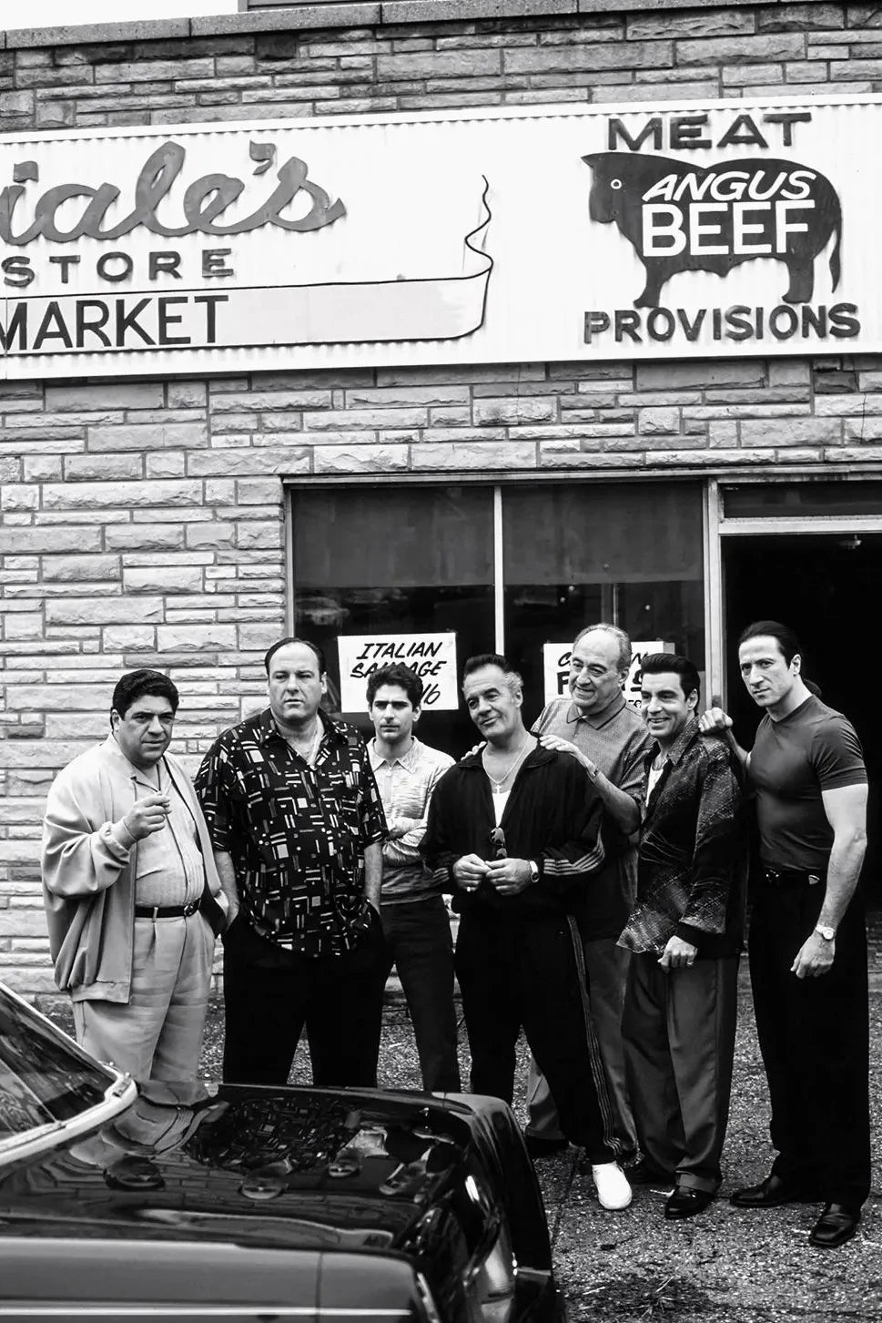 Sopranos Canvas Poster – Vintage TV Series Wall Art Print Canvas Wall Art Peaceful Pleasures Health and Wellness 2 40x50cm Unframed