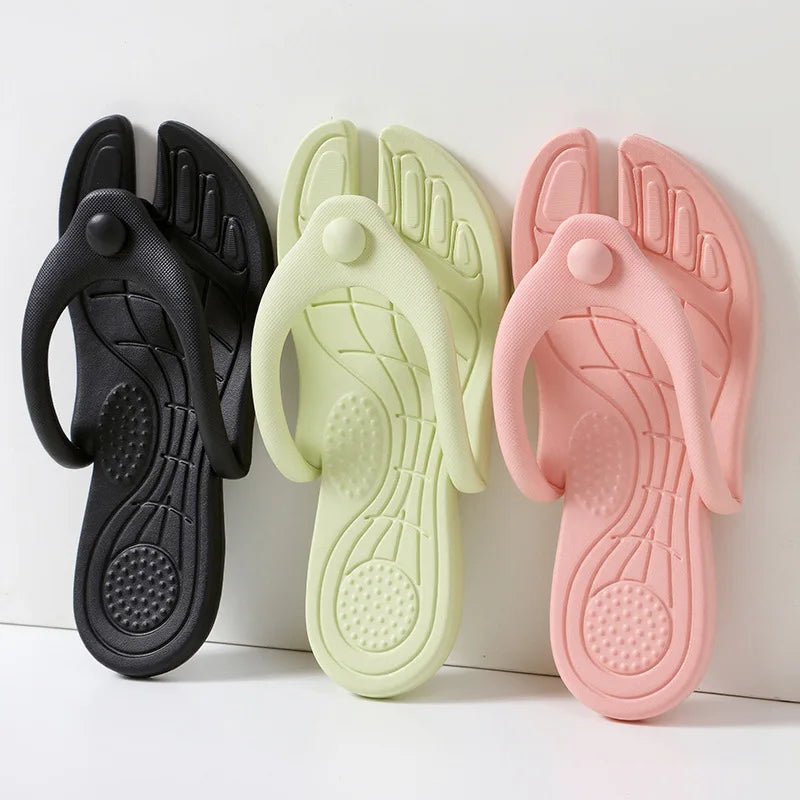 Foldable Travel Slippers – Lightweight EVA Flip-Flops Unisex