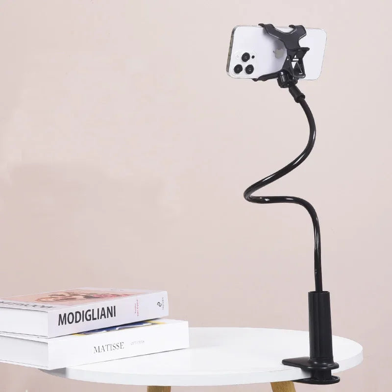 70cm Flexible Long Arm Phone Holder – 360° Clamp Mount Stand