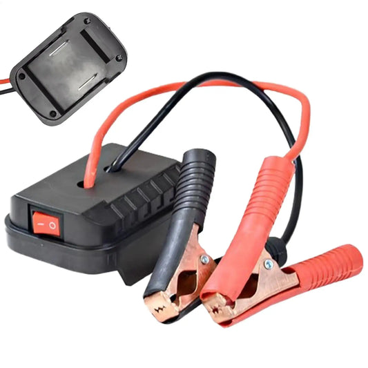 Car Jump Starter Adapter | Lithium Battery Booster Converter Jump Starter Adapter Peaceful Pleasures Health and Wellness