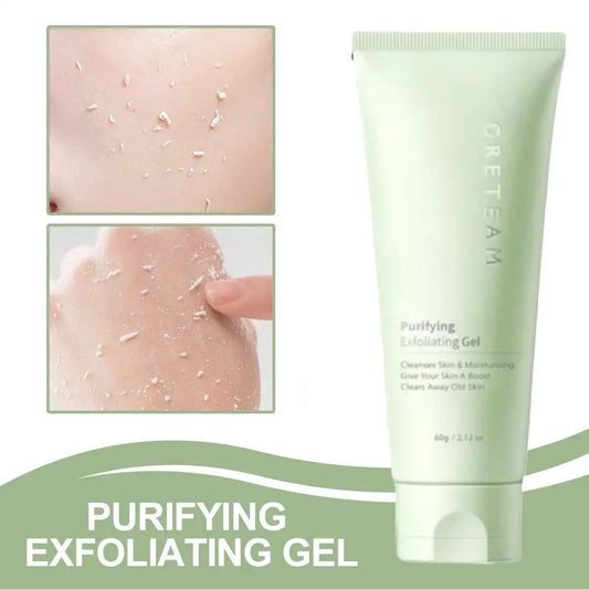 Purifying Exfoliating Gel Gentle Exfoliating Moisturizing Deep Cleaning Scrub Gel Smoothing Nourishing Skin Summer Peaceful Pleasures Health and Wellness