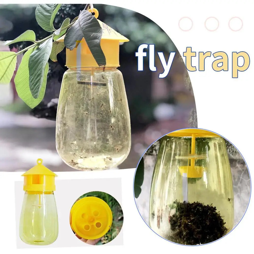 Outdoor Hanging Trap Fruit Fly Trap Killer Plastic Courtyard Garden Anti Fly Supplies Anti Fruit Catcher Pest Fly Trap Control Peaceful Pleasures Health and Wellness