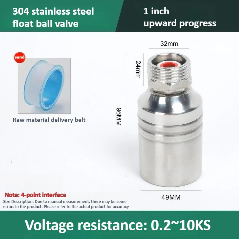 304 Stainless Steel Float Ball Valve – Auto Water Level Control