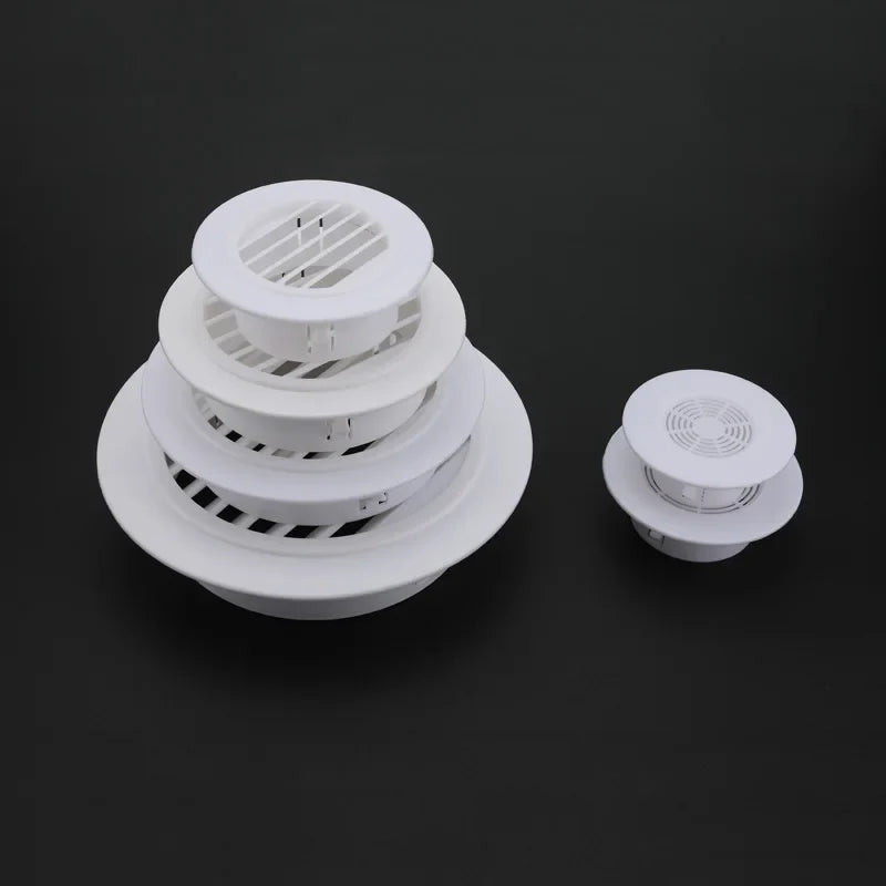 Round Air Vent Grille Cover | Adjustable Wall & Ceiling Duct Cap