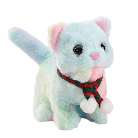 Musical Walking Meowing Cat Plush Toy – Kids Gift Electric Plush Toy Peaceful Pleasures Health and Wellness