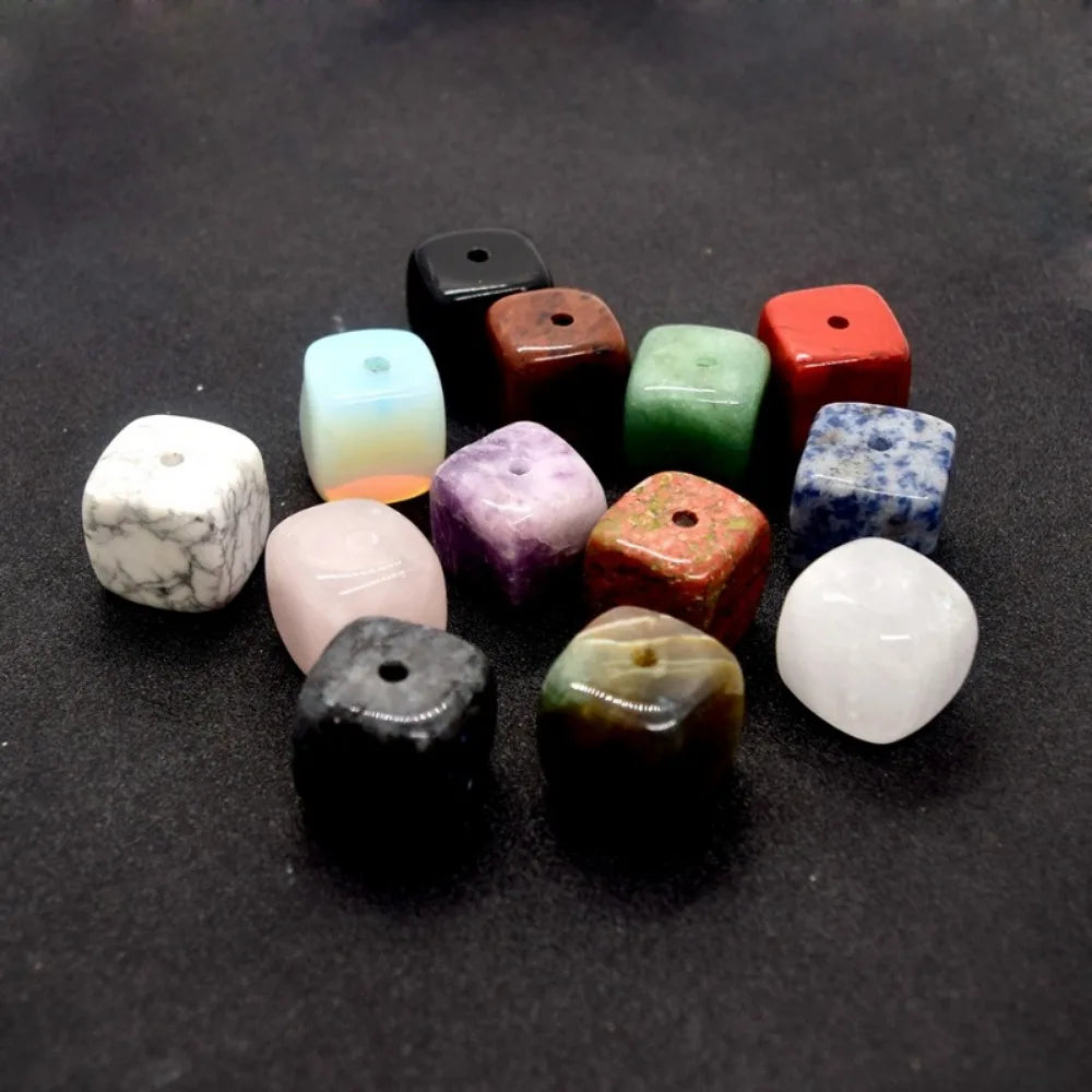Square Natural Quartz Stone Incense Holder Healing Agate Purple Pink White Crystal Incense Base Aromatherapy Gemstone Decoration Peaceful Pleasures Health and Wellness