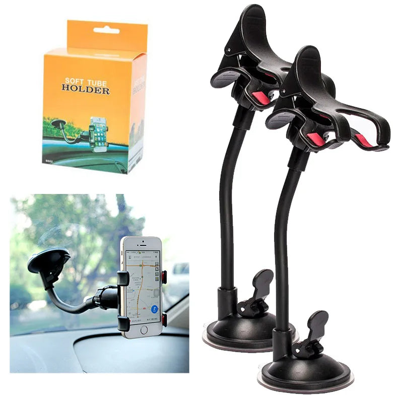 360° Car Phone Holder | Dashboard & Windshield Suction Mount
