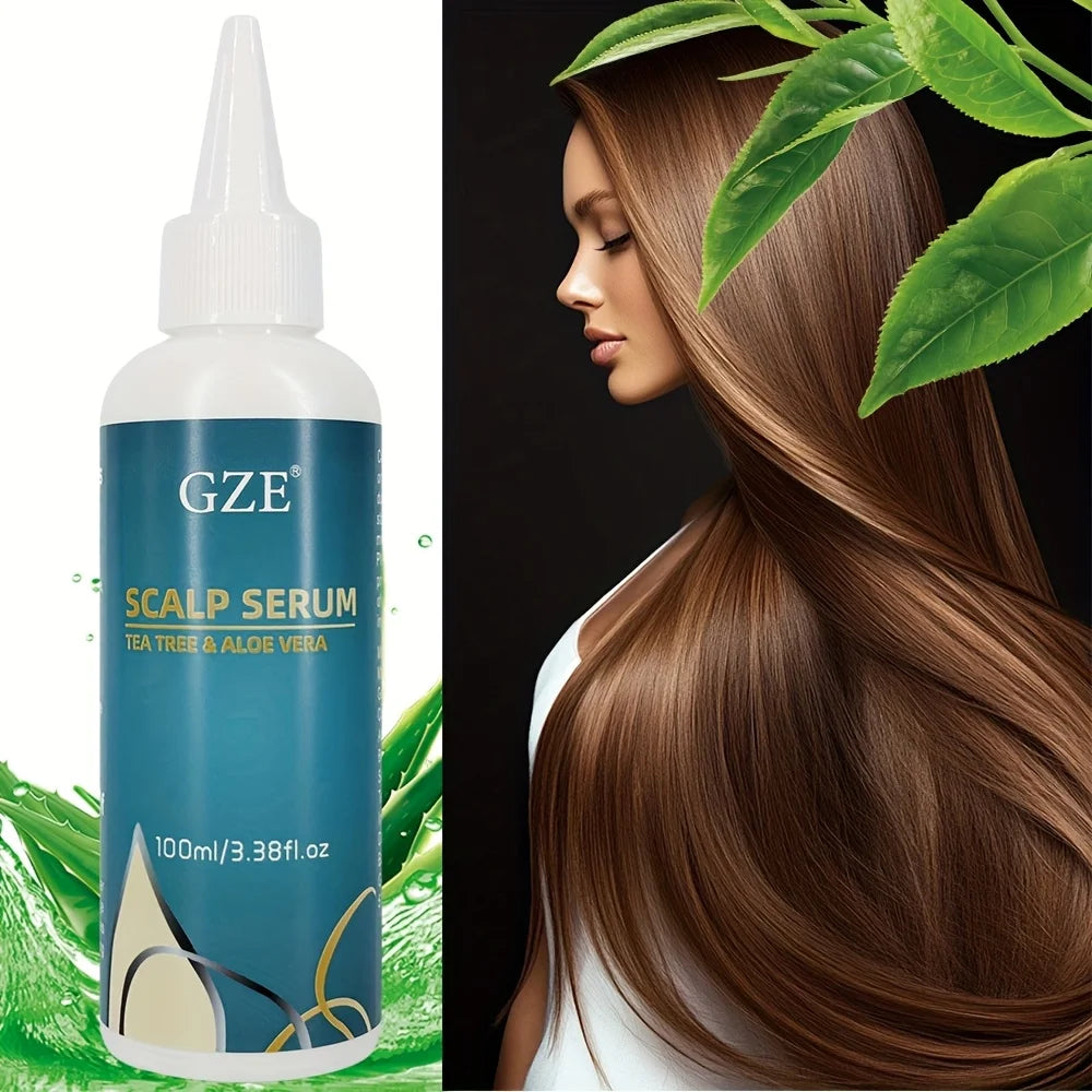 GZE Scalp Serum Tea Tree & Aloe Vera | Dandruff Relief 100ml