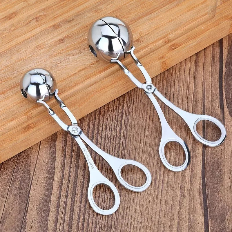 Stainless Steel Meatball Maker Clip Household Manual Meatball Making Mold for Fish Meat Beef Ball Kitchen Cooking Tool Peaceful Pleasures Health and Wellness