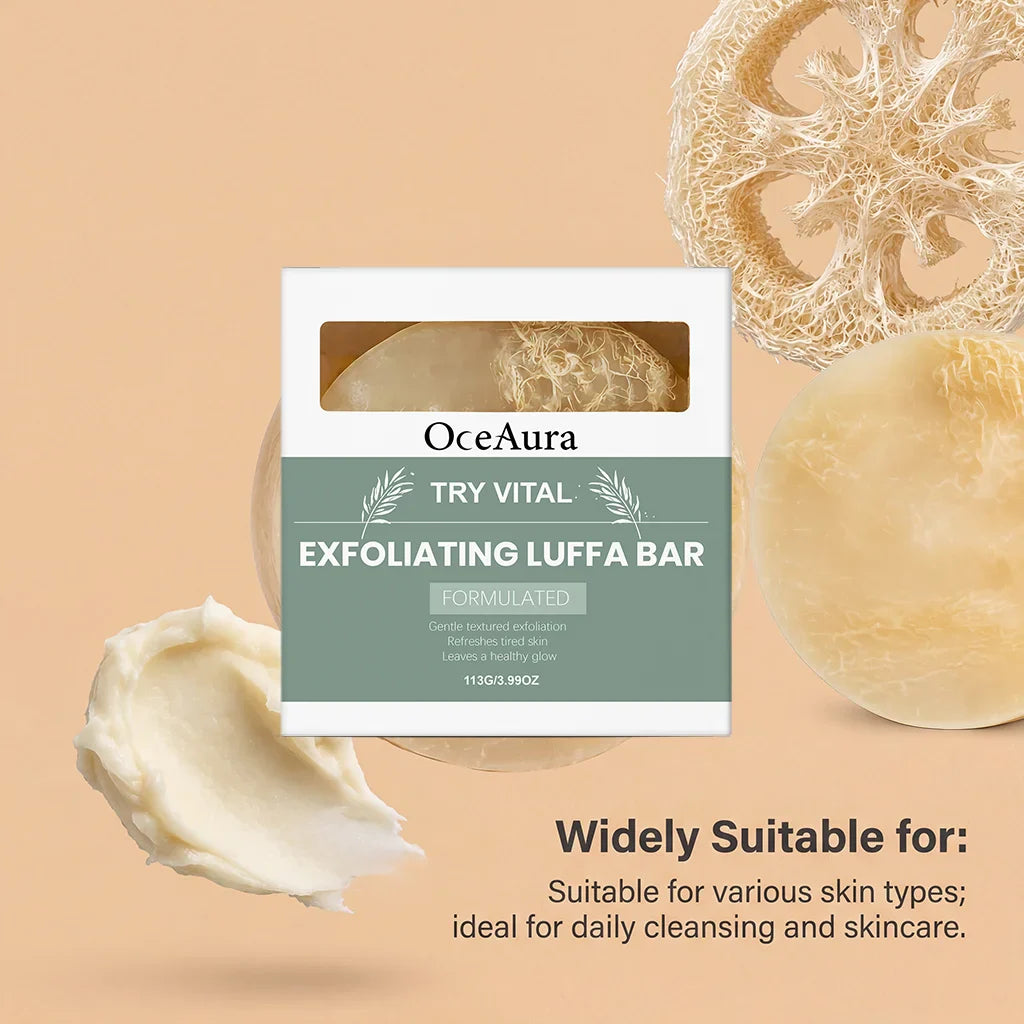 Eelhoe Loofah Exfoliating Soap – Moisturizing Handmade Body Bar