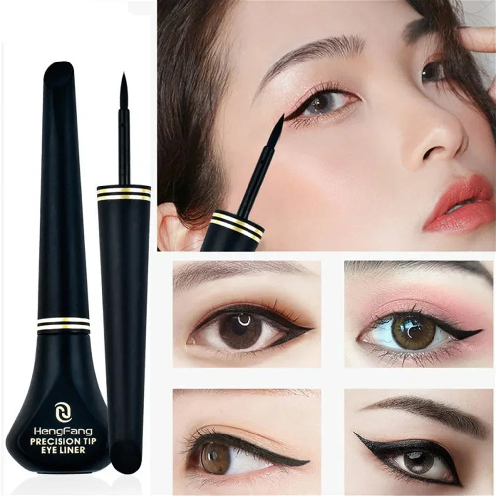 Black Liquid Eyeliner – Waterproof, Quick-Dry, Long-Lasting