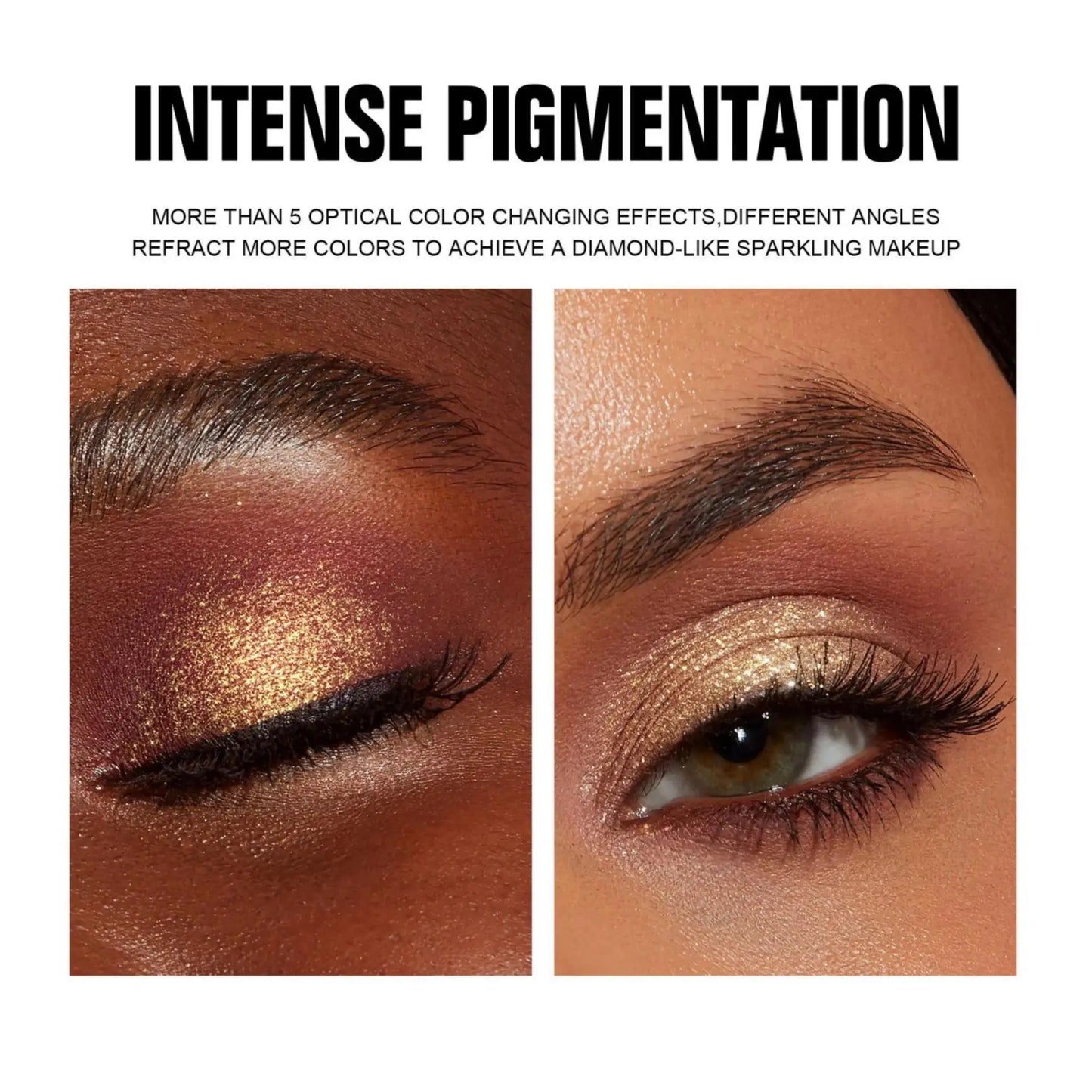Handaiyan Holographic Glitter Eyeshadow – Chameleon Shimmer Palette