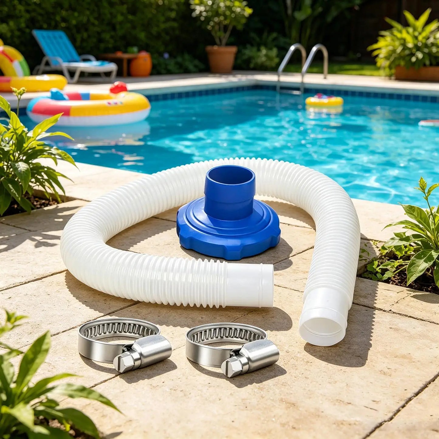 Pool Skimmer Vacuum Plate Quick Connect Replacement Kit