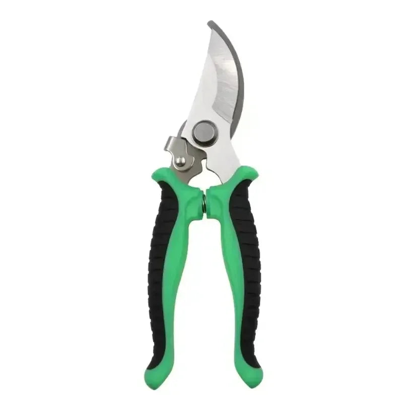 Pruner Garden Scissors Professional Sharp Bypass Pruning Shears Tree Trimmers Secateurs Hand Clippers For Garden Beak Scissors Peaceful Pleasures Health and Wellness 1pc Green