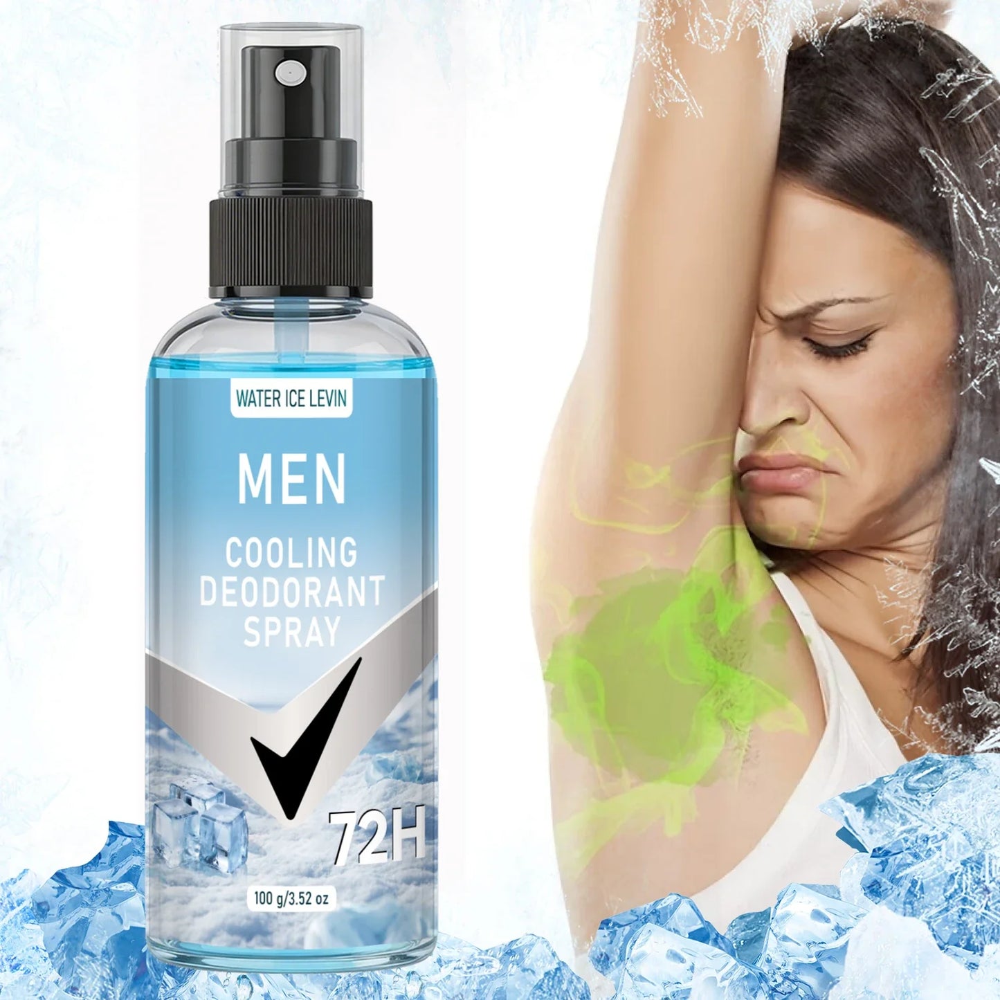 Men's Cooling Deodorant Spray with Niacinamide – 100ml