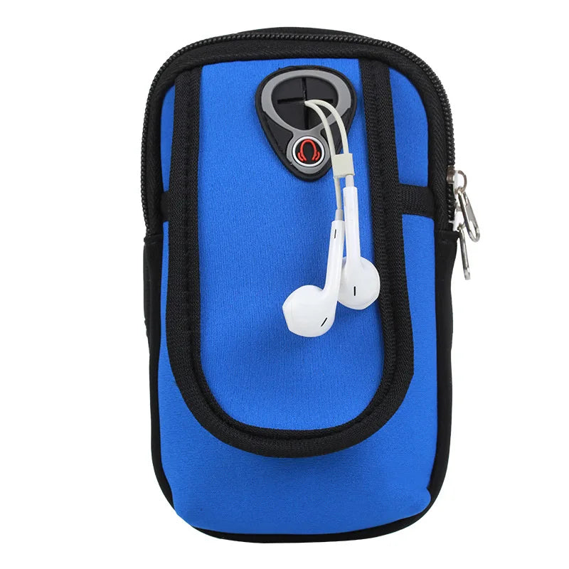 Sports Bag For Mobile Phone Armband For Jogging Iphone 15 Pro Max Case Sleeve Bags Running Accessories Comfortable Waterproof Peaceful Pleasures Health and Wellness Dark blue(6 inch)