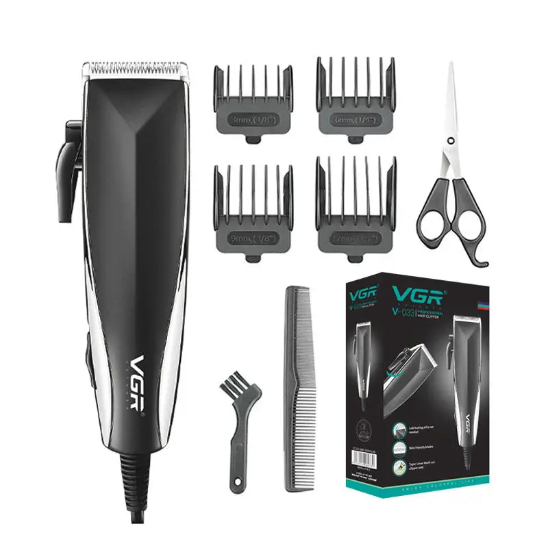 VGR 033 best Professional Hair Clipper Electric Hair Trimmer Hair Cutting Machine for Men Peaceful Pleasures Health and Wellness 033 EU