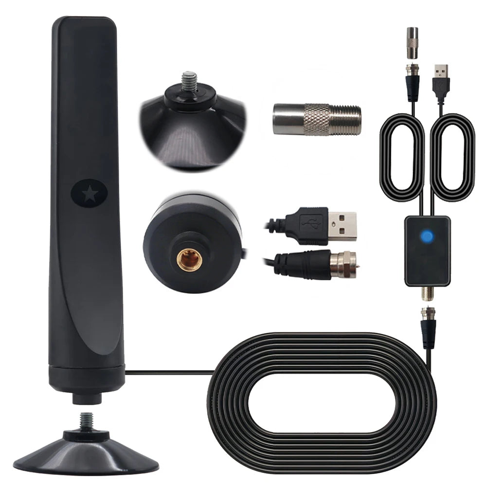 Portable HDTV Antenna with Amplifier – Indoor & Outdoor Peaceful Pleasures Health and Wellness