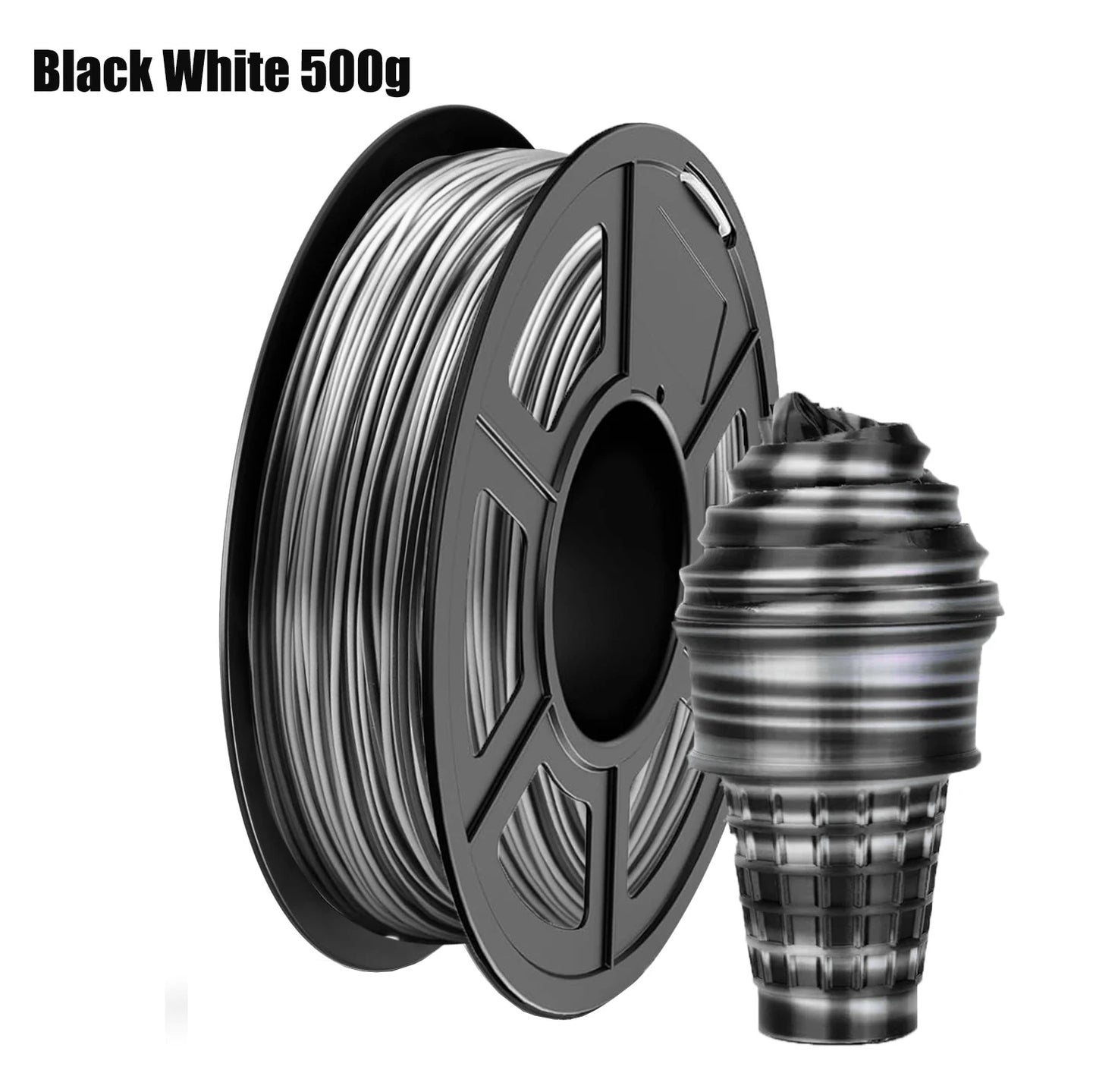 Rainbow PLA Filament 1.75mm Shiny Multicolor Christmas | 3D Maliang