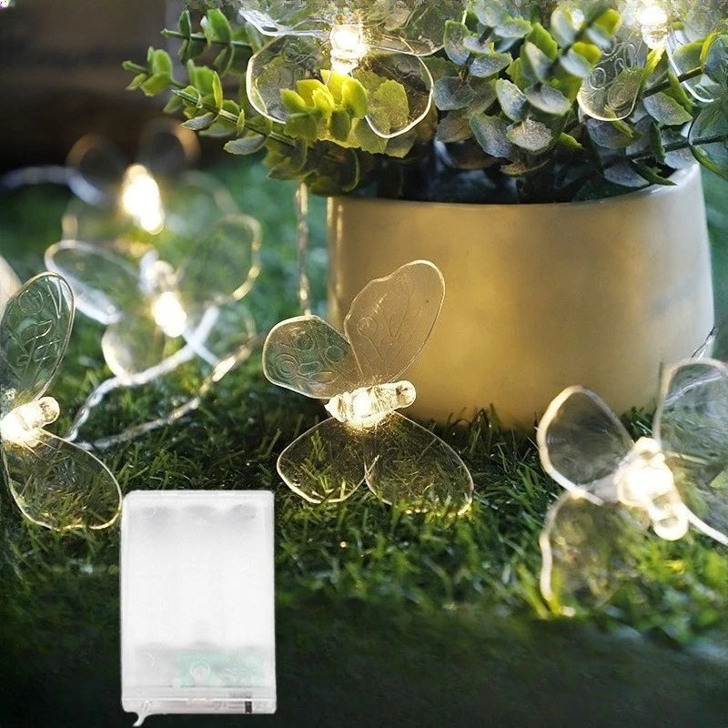 Butterfly LED Fairy Lights Battery Operated Garland String
