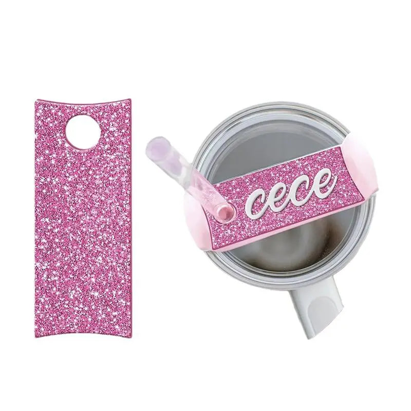 A36T-40PCS Blank Unfinished Glitter Acrylic Nameplate DIY Cup Business Card Decoration Accessories 40OZ Peaceful Pleasures Health and Wellness