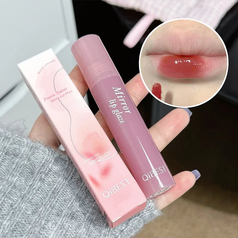 QiBest Mirror Lip Glaze – Hydrating Tint & Long-Lasting Gloss