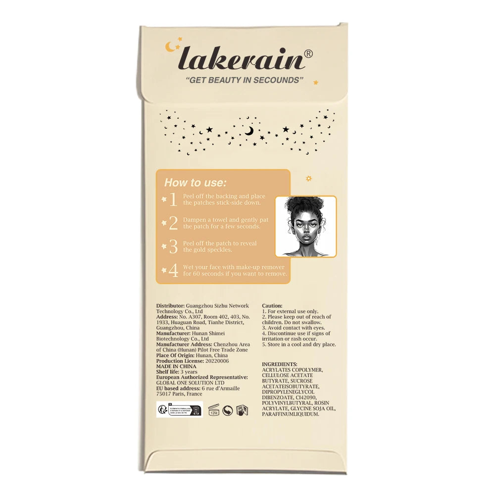 Glitter Freckle Face Tattoo Patches – 6 Sheets Sparkle Makeup Temporary Face Tattoo Peaceful Pleasures Health and Wellness