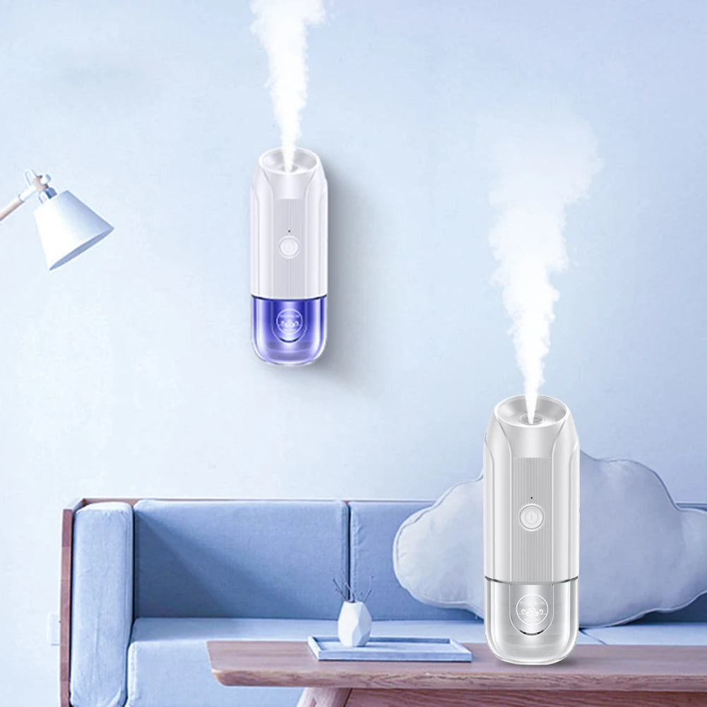 Mini Aromas Diffuser Portable Quiet Large Fog Volume Fragrance Sprayers 3 Modes Automatic Aromatherapys Diffuser For Home Peaceful Pleasures Health and Wellness