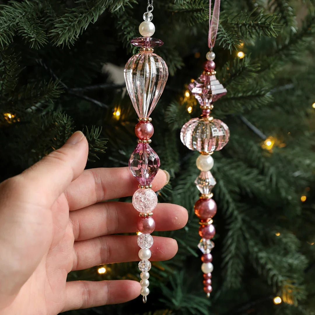 Acrylic Crystal Christmas Tree Hanging Ornament Pendant