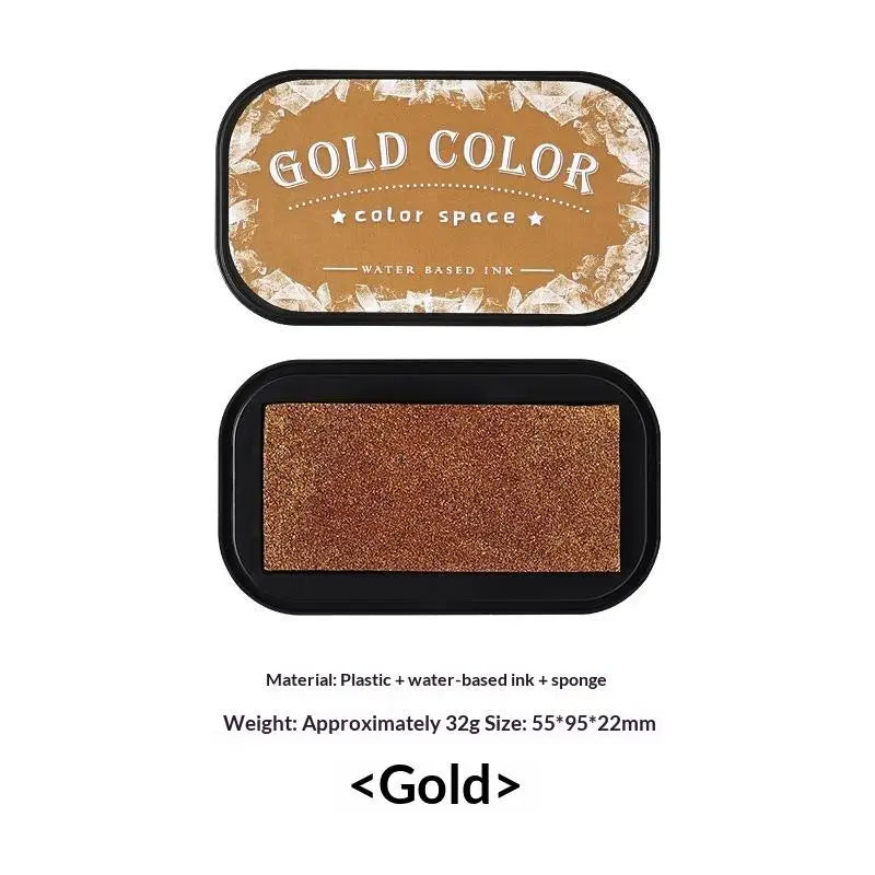 Water-Based Stamp Inkpad – Washable Sponge Pad for Art & Crafts